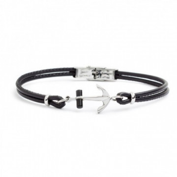 Marlù bracciale pelle nero...