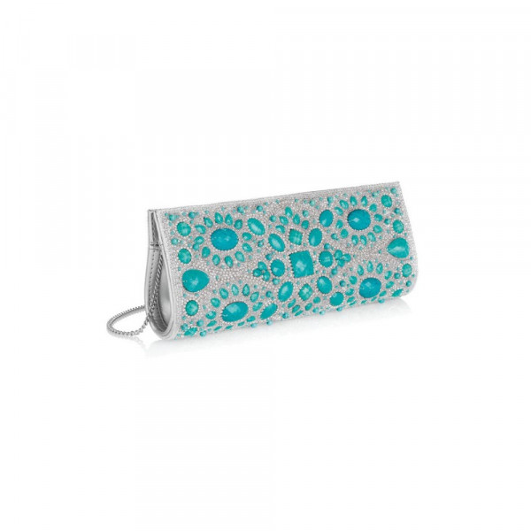 OTTAVIANI CLUTCH CON STRASS E PIETRE